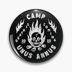 Unus Annus Printed Fashion Pin