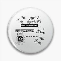 Unus Annus Unique Design Classic Pin