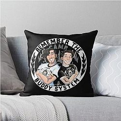Unus Annus Pillows - Remember The Buddy System Throw Pillow RB0906