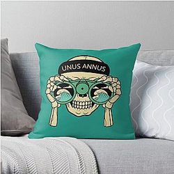 Unus Annus Pillows - Unus Annus Quote illustration Throw Pillow RB0906