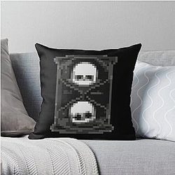 Unus Annus Pillows - Unus Annus Hour Glass 8-Bit Throw Pillow RB0906