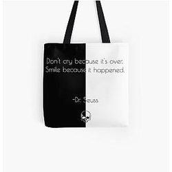 Unus Annus Bags - Unus Annus Quote All Over Print Tote Bag RB0906