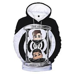 Unus Annus Memento Mori Hourglass 3D Hoodies