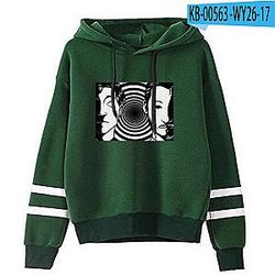 Unus Annus Hypnotic Twin Faces Green 3D Hoodies