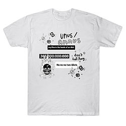 Memento Mori Black and White Graphic NTAN0904 Unus Annus T-Shirts