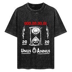 Simple Graphic PTTT2404 Washed Unus Annus T-Shirts