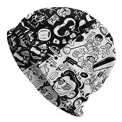 Unus Annus Print Vintage Beanie