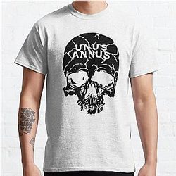 Unus Annus T-Shirts - Unus Annus skull black Classic T-Shirt RB0906