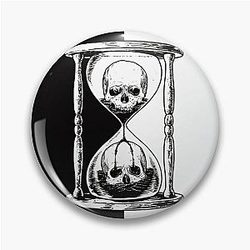 Unus Annus Pins - Unus Annus skull merch Pin RB0906