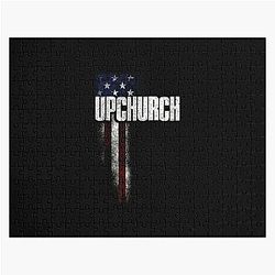 Upchurch Family American Flag   Graphic Trending  Youth   Jigsaw Puzzle