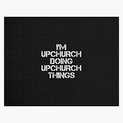 Upchurch Name T Shirt - I'm Upchurch Doing Upchurch Things Name Gift Item Tee Jigsaw Puzzle