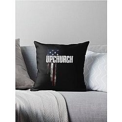 Upchurch Family American Flag   Graphic Trending  Youth   Throw Pillow