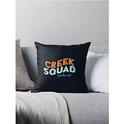 creek squad upchurch Throw Pillow