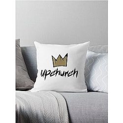 Upchurch Grafitti Crown Throw Pillow