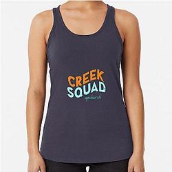 creek squad upchurch Racerback Tank Top