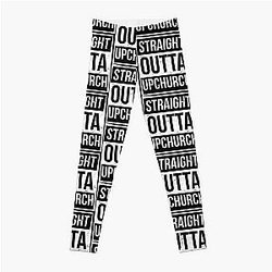 STRAIGHT OUTTA BLACK UPCHURCH Leggings