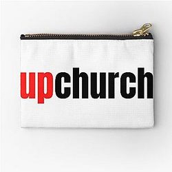 Upchurch Stickers and Magnets Designed and sold by endshop Zipper Pouch