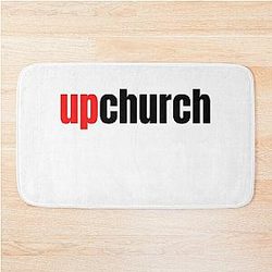Upchurch Stickers and Magnets Designed and sold by endshop Bath Mat