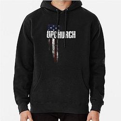 Upchurch Family American Flag Graphic Trending Youth Pullover Hoodie
