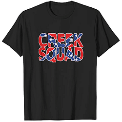 Creek Squad Flag Logo LA 1604 Upchurch T-Shirts