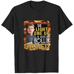 Rollin Stoned Camo Graphic LA 1604 Upchurch T-Shirts