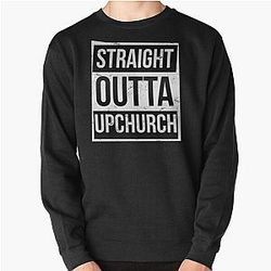 STRAIGHT OUTTA BLACK UPCHURCH Pullover Sweatshirt