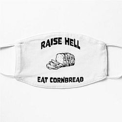 Upchurch Merch Raise Hell And Eat Cornbread Flat Mask