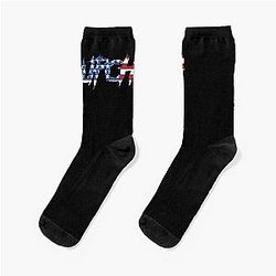 Upchurch American Flag Socks