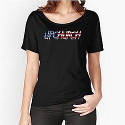 Upchurch American Flag Relaxed Fit T-Shirt