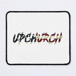 UPCHURCH WHITE USA Mouse Pad
