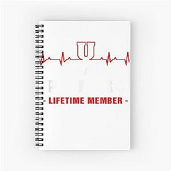 Team Upchurch lifetime member Proud Family Surname Upchurch T-Shirt Spiral Notebook