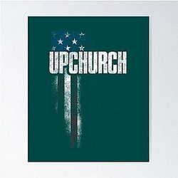 Upchurch Family American Flag Graphic Trending Youth   Poster