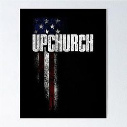 Upchurch Family American Flag   Graphic Trending  Youth   Poster