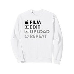 Film Edit Upload Sweatshirt
