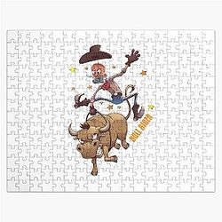 Vintage Western Urban Cowboy Movie Love Jigsaw Puzzle