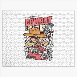 Gift Idea Cowboy Movie Humorous Graphic Jigsaw Puzzle