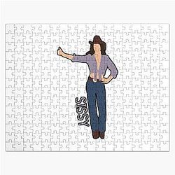 Retro Vintage Romantic Urban Cowboy Western Movie Love Puzzle