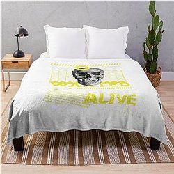 Funny Gifts For Western Urban Cowboy Throw Blanket