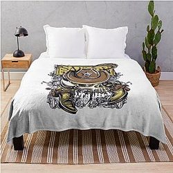 Men Women's Romantic Western Throw Blanket for Fans