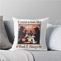 Gift Idea for Western Cowboy Movie Lover Graphic Throw Pillow