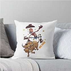 Vintage Western Throw Pillow