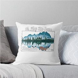 Mens Funny Romantic Urban Cowboy Western Movie Gift For Fans Throw Pillow