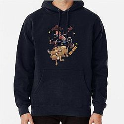 Vintage Western Urban Cowboy Pullover Hoodie