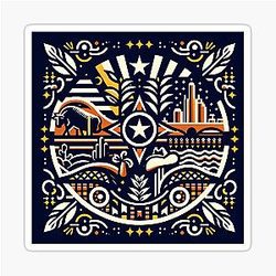 Urban Cowboy T-Shirt Sticker