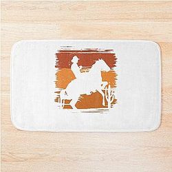 Vintage Western Cowboy Movie Gifts for Men Bath Mat