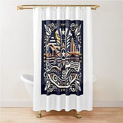 Urban Cowboy Vibes Shower Curtain