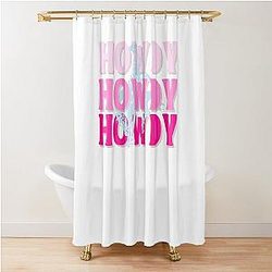 Vintage Western Cowboy Cool Graphic Gift Shower Curtain