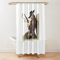For Men Western Urban Cowboy Movie Gifts Birthday Shower Curtain