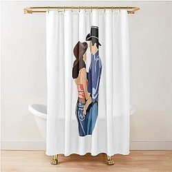 Funny Gift for American Urban Cowboy Western Movie Shower Curtain