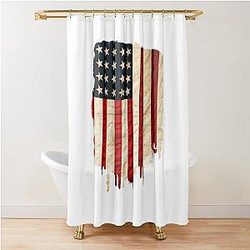 Great Romantic Cowboy Western Shower Curtain for Music Fans